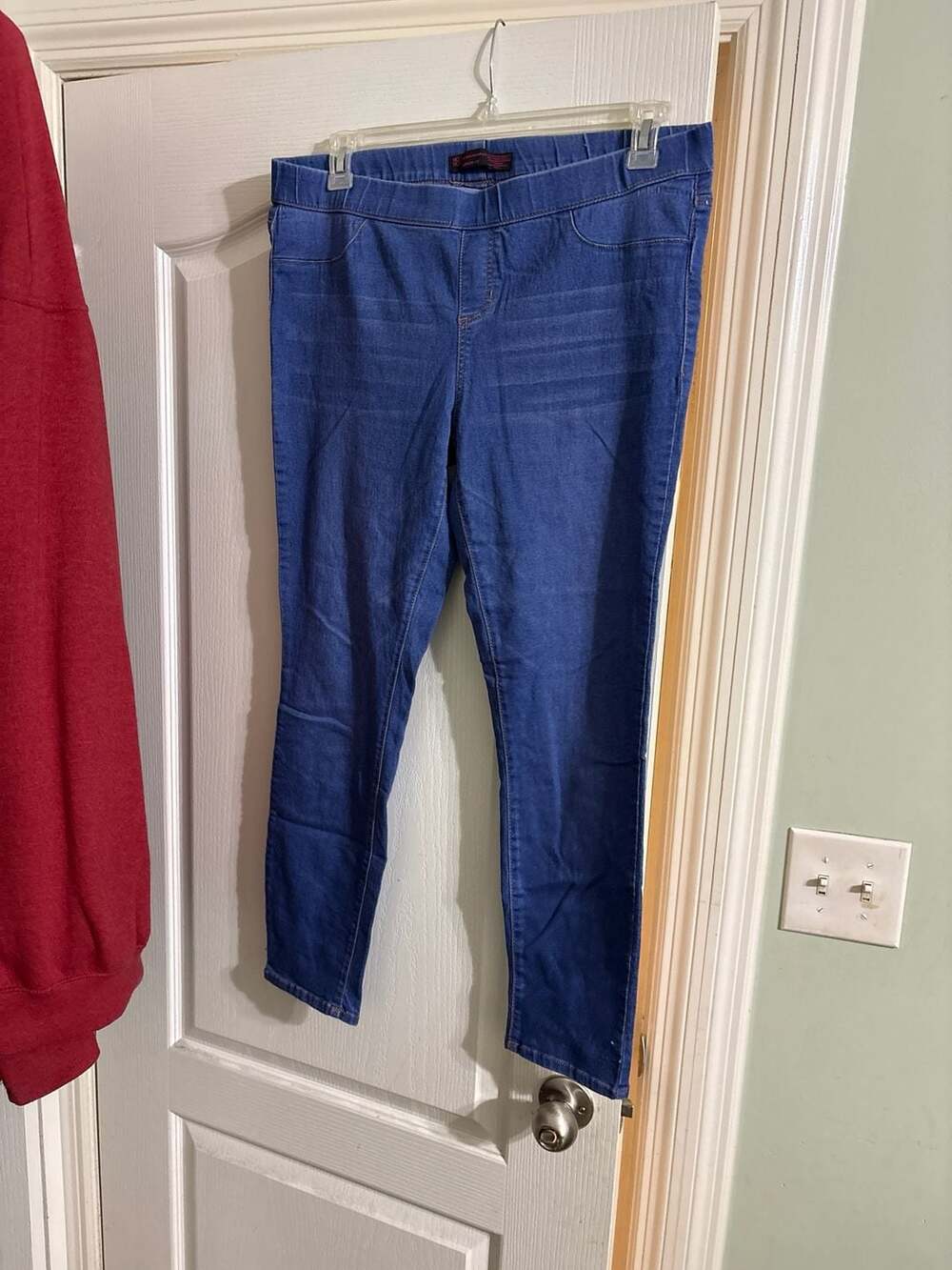 No Boundaries Women's Pull-On Denim Jeggings, Size L/XG (15-17)